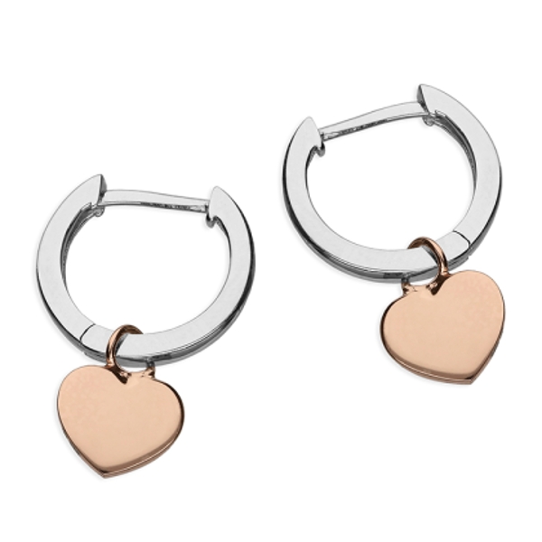 Sterling Silver Rose Gold Oval Ball Dangly Earrings By Martha Jackson Sterling  Silver | notonthehighstreet.com